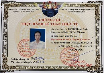 Mẫu chứng chỉ được cấp sau khóa học Mẫu chứng chỉ được cấp sau khóa học