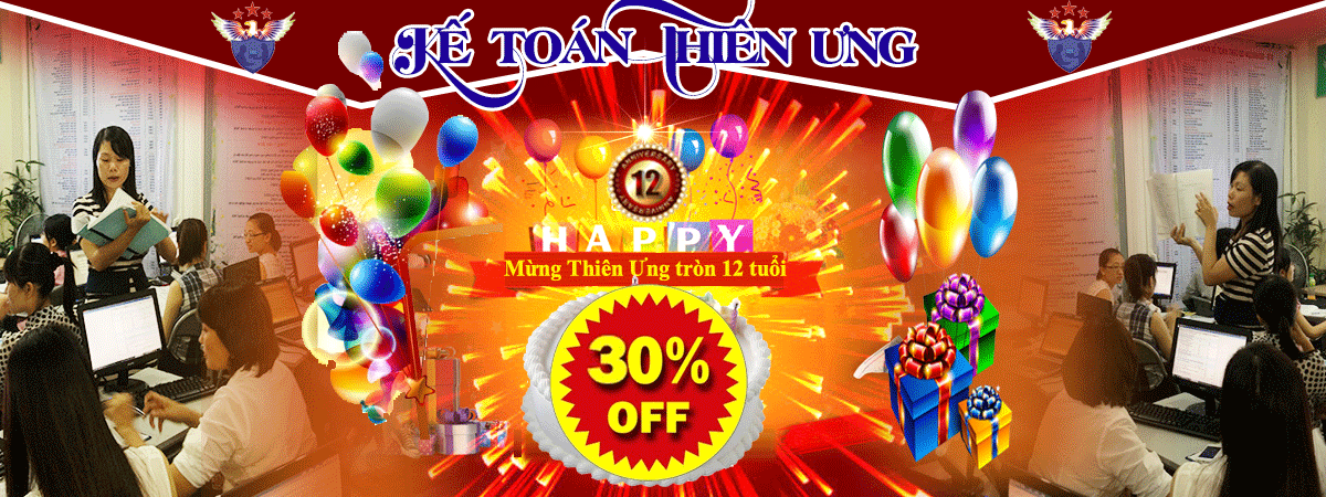 Chúc Mừng Kế Toán Thiên Ưng đã có 12 năm hoạt động và cống hiến